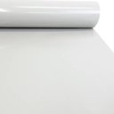 Ver imagem 1 de Papel de Parede Branco Fosco Vinil Adesivo Envelopamento Liso Lavável Móvel Mesa Armário Balão Porta