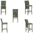Ver imagem 5 de Mesa Bistrô e 2 Banquetas Roma Marrom Corda Náutica Estofado 6 Trama Original