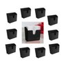Porta Guardanapo de Mesa Preto Compacto Bar Restaurante 10un - 1