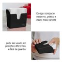 Ver imagem 3 de Porta Guardanapo de Mesa Preto Compacto Bar Restaurante 10un