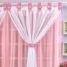 Cortina Infantil 3,00m x 2,80m para Quarto de Menina Rosa - 2