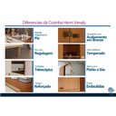 Ver imagem 6 de Cozinha Modulada Henn Venaly 5 Peças CZ479 Cinamomo/Off