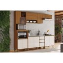 Ver imagem 1 de Cozinha Modulada Henn Venaly 5 Peças CZ479 Cinamomo/Off