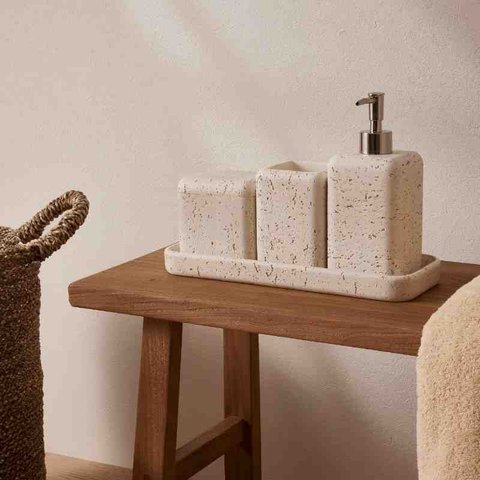 Porta Sabonete Líquido em Poliresina 17606 Mart