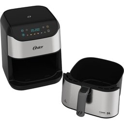 Fritadeira Digital Inox Oster 5l com Painel Touch - 127v - 9