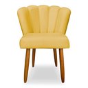 Ver imagem 2 de Cadeira de Jantar Pétala Estofada Pés Palito Suede