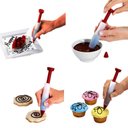 Ver imagem 4 de Caneta de Silicone para Escrita de Alimentos Walfos, Ferramentas de Decoração para Chocolate