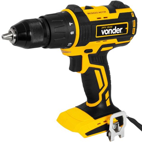 Parafusadeira com Impacto Vonder sem Bateria e Carregador Furadeira Ipfv1819i com Maleta Plástica
