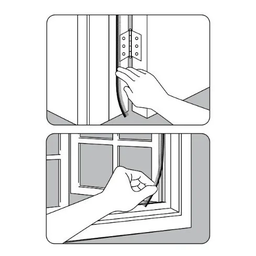 Veda Frestas Escova 5 x 7mm Comfort Door 5 Metros Cinza - 7
