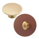 Ver imagem 4 de Kit 20 Puxadores Móveis Botão Ponto Dourado 3x2cm Redondo Zamac Tucson Torralba
