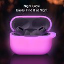 Ver imagem 3 de Lerobo Capa de Silicone Glow Noturno para AirPods Pro, Proteção Completa com Mosquetão, LED Frontal