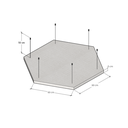 Ver imagem 4 de Nuvem Acústica Hexagonal Bl Acoustic 9101