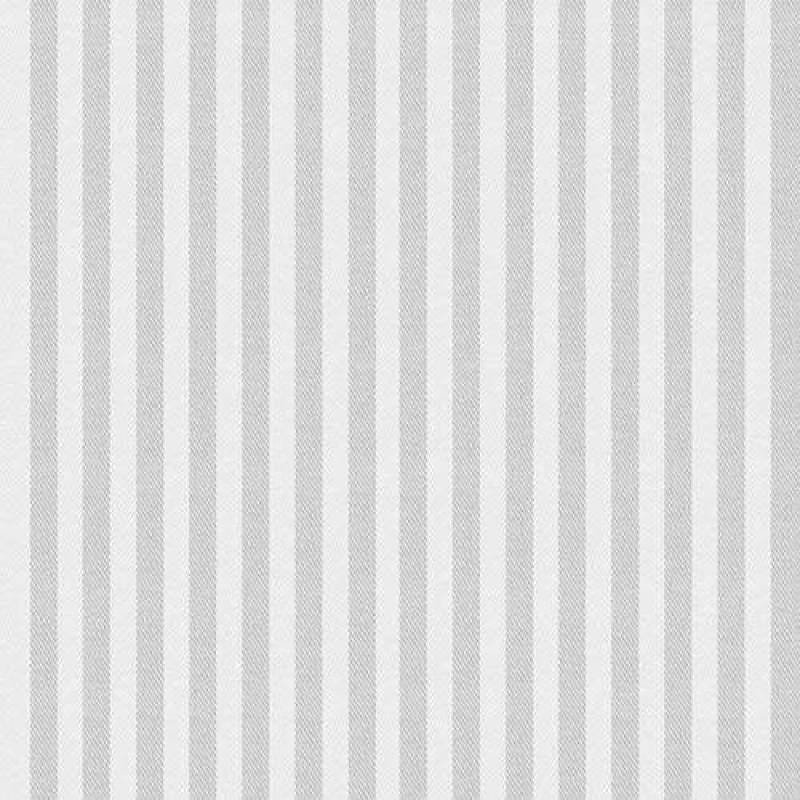 Papel De Parede Listrado Cinza E Branco Bobinex 3439 - 1