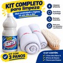 Ver imagem 2 de Kit Limpeza Completo – Cloro Ativo Barra 1L +3 Pano + Escova