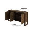 Ver imagem 3 de Balcão de Escritório com 3 Portas - Nogal