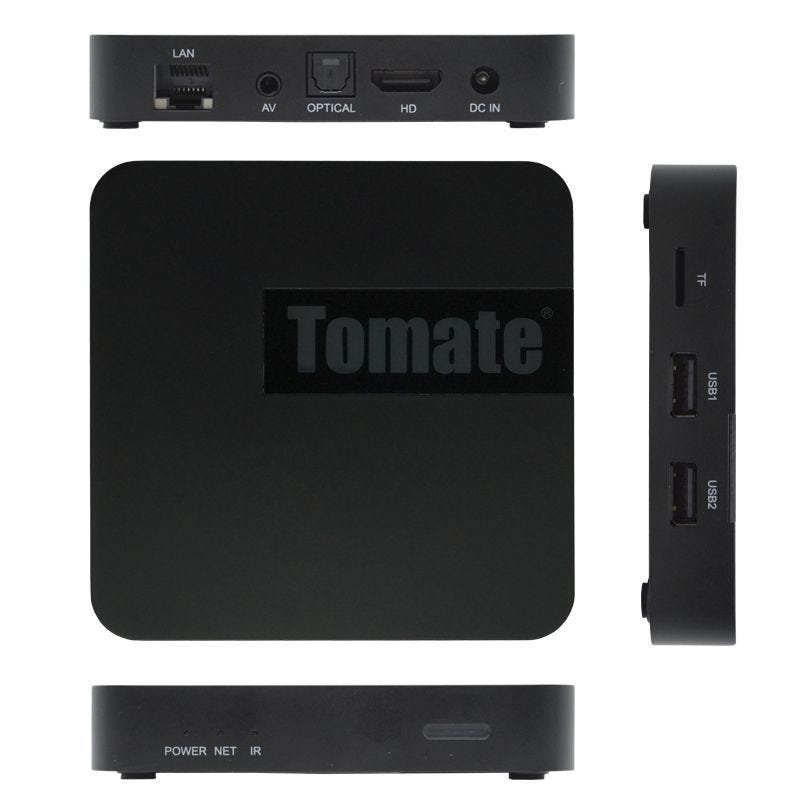 Aparelho Conversor Smart Box TV 8Gb Android Tomate Ultra Hd HDMI USB Wifi Mcd-118 - 4