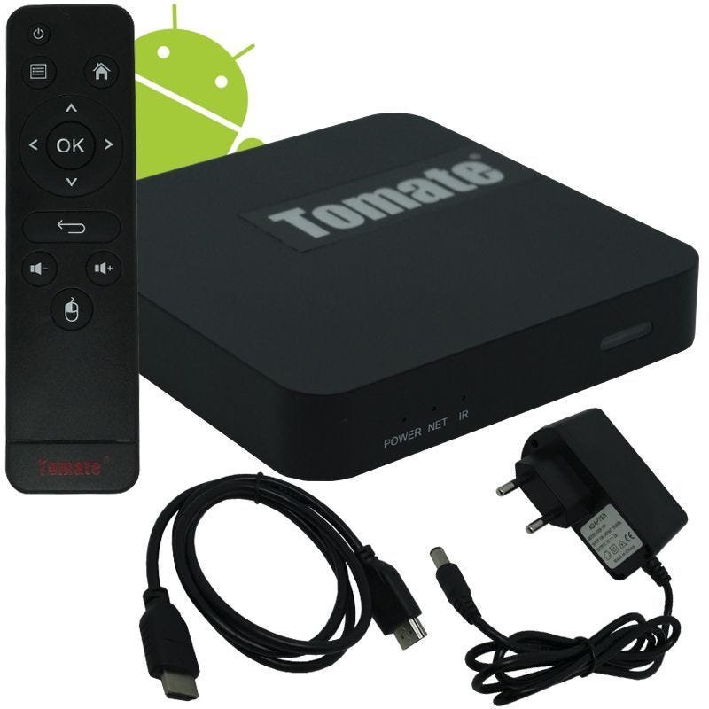 Aparelho Conversor Smart Box TV 8Gb Android Tomate Ultra Hd HDMI USB Wifi Mcd-118 - 2