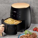Ver imagem 5 de Fritadeira Air Fryer Grande 6l 2400w sem Oleo Painel Digital Cozinha Alimentos Lcd Touch Cozimento