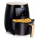 Ver imagem 2 de Fritadeira Air Fryer Grande 6l 2400w sem Oleo Painel Digital Cozinha Alimentos Lcd Touch Cozimento