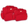 Kit Bolsa Bebê Maternidade Vermelha BK307 - 1