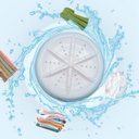 Ver imagem 5 de Máquina de lavar Mini máquina portátil para meias sob calcinha, máquina de lavar turbo ultrassônica