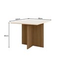 Ver imagem 3 de Mesa de Jantar Helo 120cm Carvalho/off White - Poliman