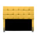 Ver imagem 2 de Cabeceira Cama Box Solteiro 90 Cm Malta em Suede com Frame:amarelo