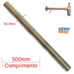 Tubo Saída Longo Sifão Deca 1.1/2 50cm Ouro Velho - 4204157G - 3