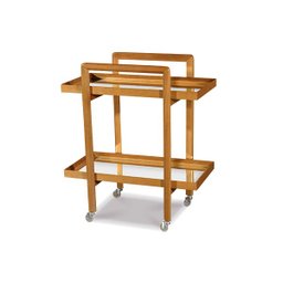 Bar Aparador Olívia 790 c/ Espelho Amêndoa - Jowanel - 1