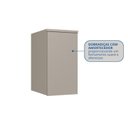 Ver imagem 5 de Guarda-Roupa Módulo Aéreo 1 Portas Elegance Cinza/Níquel