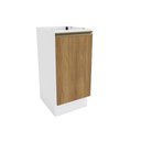 Ver imagem 1 de Balcão Celeste Kappesberg 100% Mdf 1 Porta Branco/nogueira 40cm