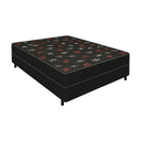 Ver imagem 4 de Cama Box Casal Conjugada Ortopédico Preta Premium