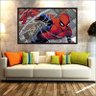 Quadro Decorativo O Homem Aranha Com Moldura Salas Quartos - 4
