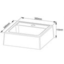 Ver imagem 5 de Armário C/ Balcão Banheiro Suspenso Bn3601 Cuba Bn3600 80cm e Espelho Bn3602 Mármore Branco -