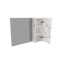 Ver imagem 2 de Armário C/ Balcão Banheiro Suspenso Bn3601 Cuba Bn3600 80cm e Espelho Bn3602 Mármore Branco -