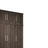 Guarda-roupa Contenda 7 Portas C/ 3 Gavetas Café OOL Santos Andira - 5