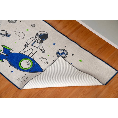 Tapete Infantil Astronauta Royal 45X100cm Antiderrapante FASTLAR