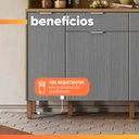 Ver mais imagens de Armário de Cozinha Compacta 5 Portas 3 Nichos Mandala