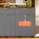 Ver imagem 7 de Armário de Cozinha Compacta 5 Portas 3 Nichos Mandala