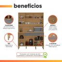 Ver imagem 6 de Armário de Cozinha Compacta 5 Portas 3 Nichos Mandala