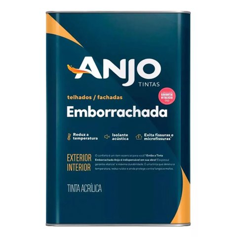 Tinta Anjo Emborrachada 18l Branco Anjo Quimica Emborracha Branco