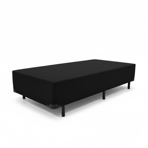 Cama Box Solteiro Base 188x88:suede Preto/solteiro