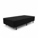 Ver imagem 1 de Cama Box Solteiro Base 188x88:suede Preto/solteiro