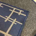 Ver imagem 2 de Tapete de Porta Bem-vindo ou Entrada Cross - 40 X 60 Cm - Cor Azul 20 - J Serrano