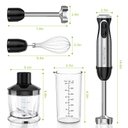 Ver imagem 7 de Mixer de Imersão Bonsenkitchen 500w, 20 Velocidades + Turbo, 4 em 1