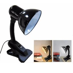 LUMINARIA ESTUDO ARTICULAVEL ESCRITORIO QUARTO DE MESA COM PRESILHA GANCHO MULTIFUNCIONAL BIVOLT - 2