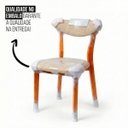 Ver imagem 5 de Cadeira de Jantar Floripa Madeira Maciça Estofada Prime Di Franco Madeira Mel Linho Bege