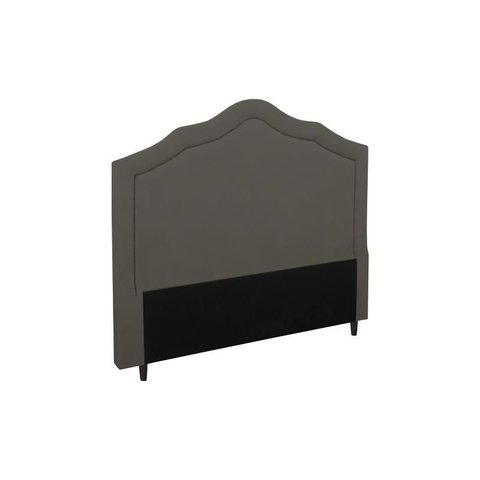 Cabeceira Irlanda New Plus Casal 1400mm Veludo Adar Marrom - Simbal