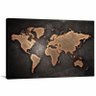 Quadro de Mapa Mundi decorativo Sala Quarto Escritórios - 2