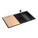 Ver imagem 1 de Cuba de Cozinha Retangular Suprema Black Matte 75x40x20 Cm - Deca Deca Cubas Inox